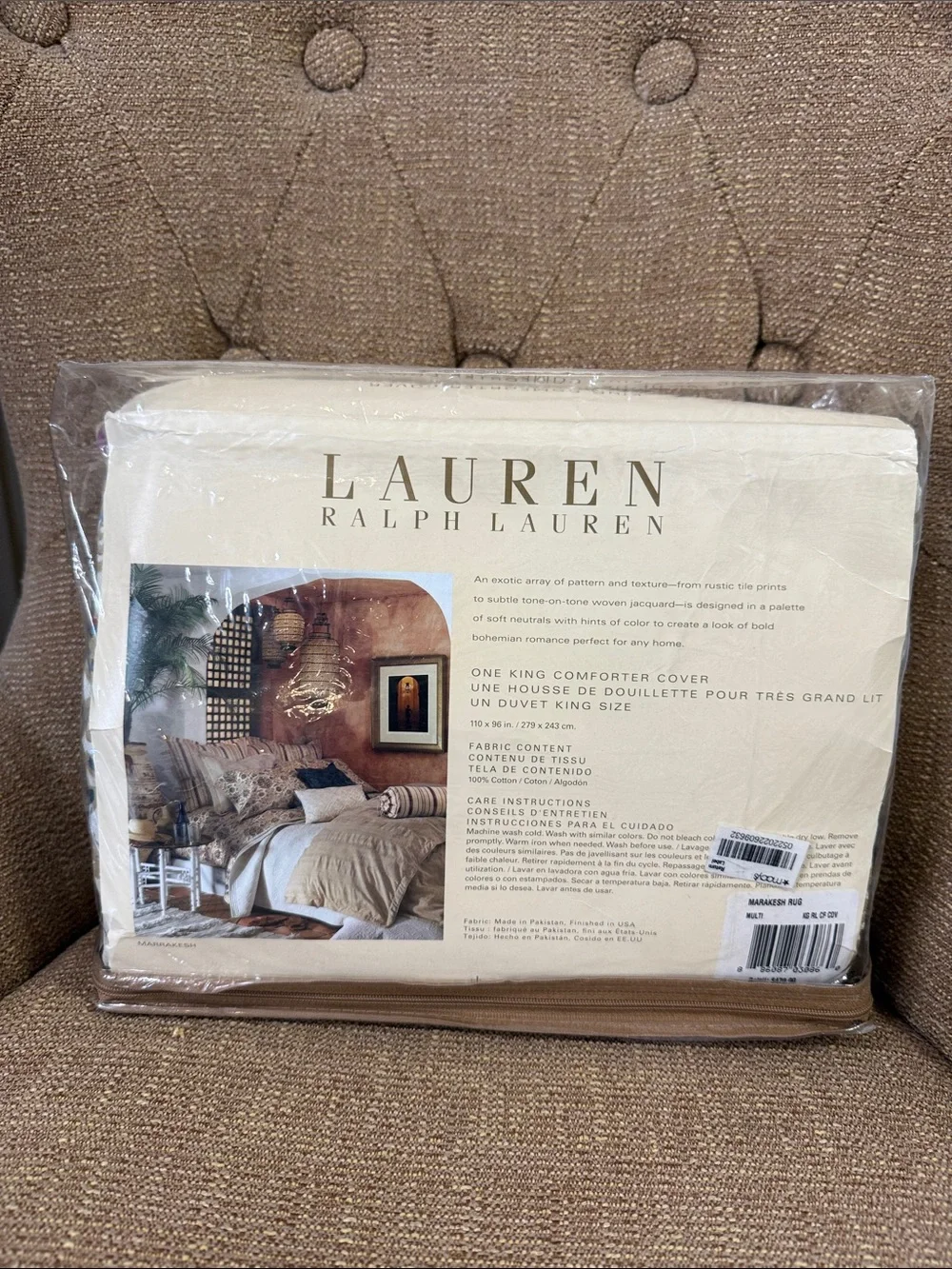 NEW IN PACKAGE Lauren | Ralph Lauren Marrakesh Floral King Comforter Cover
